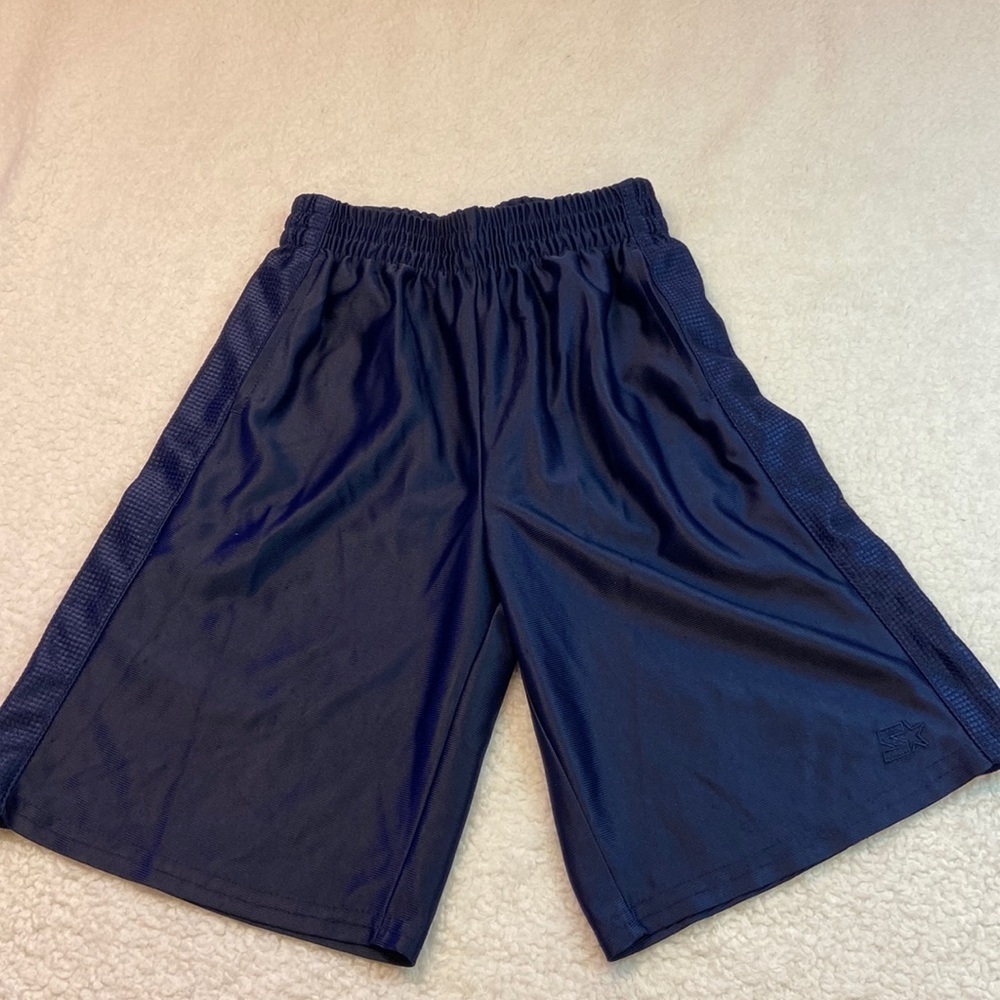 Starter Navy Basketball Athletic Shorts Sz 8